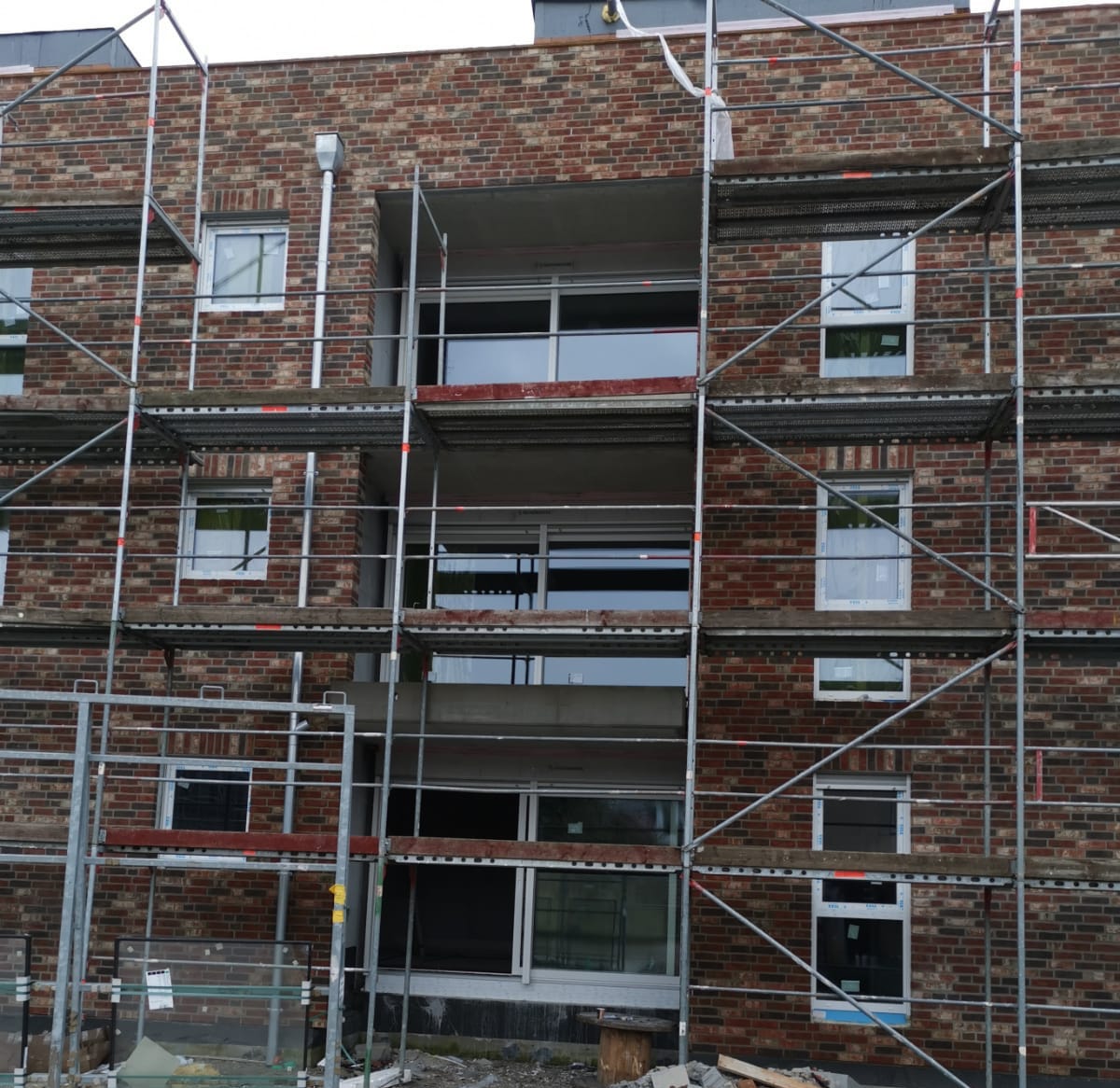 Fenstermontage im Mehrfamilienhaus
